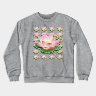 namaste lotus flower Crewneck Sweatshirt